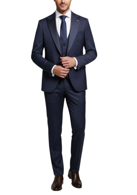 Abito con giacca petto a lancia e gilet MANUEL RITZ EVENING | Abiti | 4030ARW3368 26309589